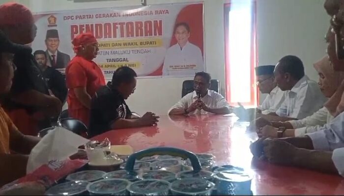 Gerindra Maluku Tengah Konfirmasi Hanya Enam Kandidat yang Daftar