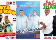 Siap Daftar ke KPU, Bodewin-Elly vs Agus-Novan vs Jantje -Syarif Bakal Bertarung di Pilwalkot Ambon