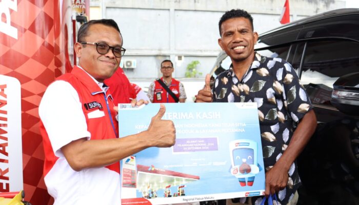 Hari Pelanggan Nasional 2024, Pertamina Patra Niaga Papua Maluku Beri Promo Spesial Produk Pertamax Series dan Dex Series