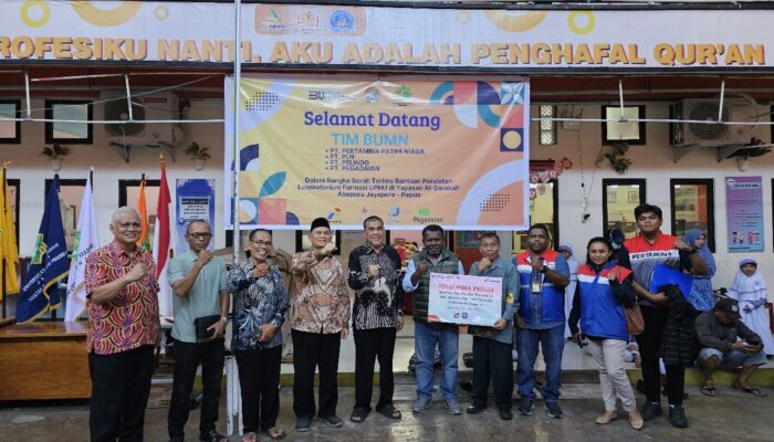 Pertamina Papua Maluku Berikan Bantuan Sarana dan Prasarana Laboratorium Farmasi ke Yayasan Al-Barakah Abepura
