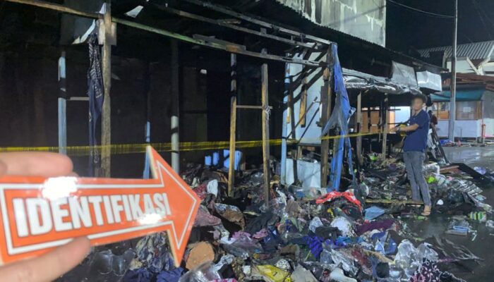 Polisi Ungkap Penyebab Kebakaran di Pasar Langgur Maluku Tenggara, Diduga Ada Korsleting Listrik