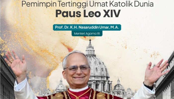 Paus Leo XIV Terpilih: Menag Apresiasi Pesan Damai Pemimpin Tertinggi Umat Katolik Dunia
