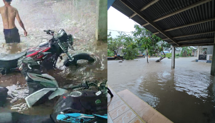 Hujan Deras, Banjir dan Jembatan Putus di Desa Udar  Maluku Tenggara
