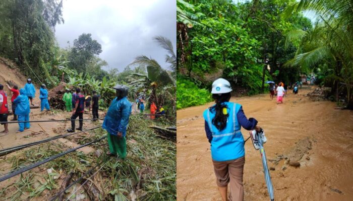 Respons Cepat PLN UP3 Ambon Atasi Gangguan Listrik di Amahusu akibat Banjir dan Longsor