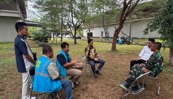 Perkuat Sektor Pertahanan, PLN UP3 Tobelo Sambungkan Listrik 113.200 VA ke Markas Yonif 822