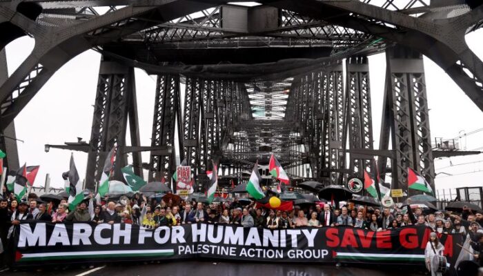 Ratusan Ribu Warga Australia Padati Jembatan Sydney, Serukan Perdamaian dan Bantuan untuk Gaza