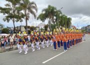 Merayakan Kebersamaan, AMGPM Ambon Gaungkan Pesan Damai Lewat Lomba Gerak Jalan