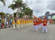 Ratusan Peserta Ramaikan Gerak Jalan HUT ke-90 AMGPM Kota Ambon