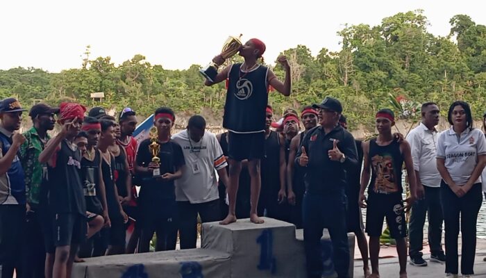 Libas 31 Tim, Faliu Fargaf II Sabet Juara 1 Lomba Dragon Boat FPMK 2025