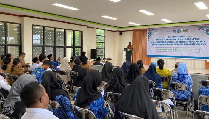 LAPPAN dan RoCMHI Gelar Sosialisasi Pendidikan Orang Basudara bagi Guru SMP dan MTs di Maluku Tengah