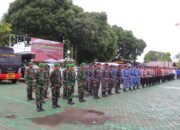 Polres Tual Gelar Apel Siaga Tanggap Darurat Bencana Hidrometeorologi