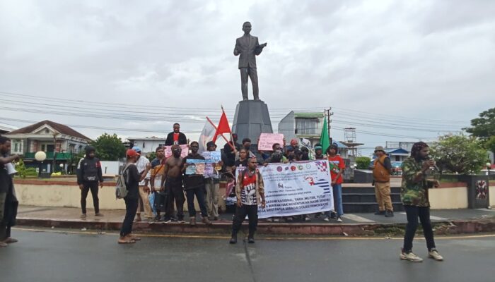 AMP Gelar Aksi di Ambon, Angkat Isu HAM dan Pembangunan di Papua