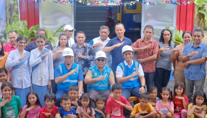 PLN UIW MMU Sukses Nyalakan Listrik Desa Kumo, Dukung Pemerataan Pembangunan Maluku Utara