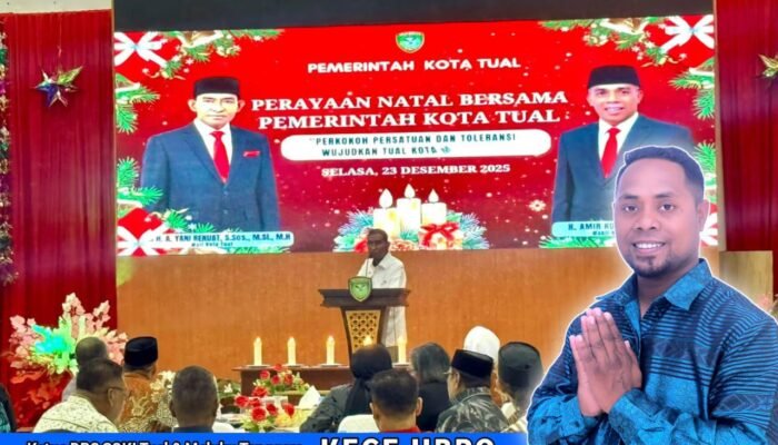 Perayaan Natal Bersama Pemkot Tual Dapat Apresiasi GSKI, Dinilai Perkuat Toleransi Antarumat Beragama