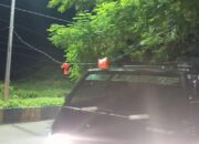 Awas! Ada Kabel Listrik Melintang Rendah di Jalan Poros Mahkota BTN Kota Tual