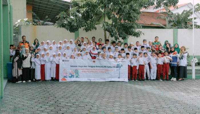 Puluhan Siswa Madrasah di Ternate Dapat Edukasi Mitigasi Bencana, Dilatih Evakuasi Mandiri Sejak Dini