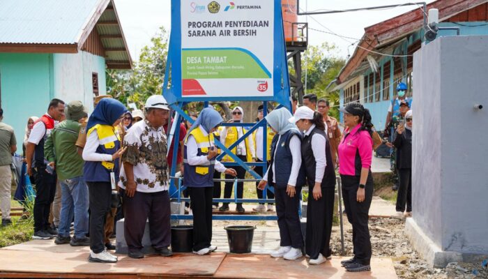 Pertamina Hadirkan Solusi Air Bersih untuk 699 Warga Kampung Tambat Merauke