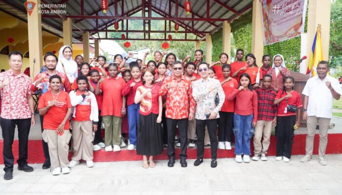 Imlek 2577 di Ambon: Wali Kota Tegaskan Semangat “Ambon Par Samua” dan Prioritas Air Bersih