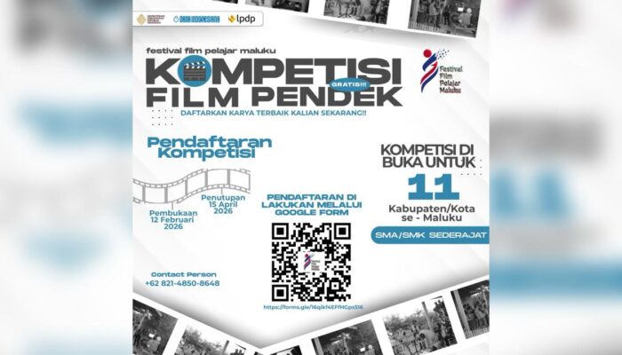 Tanpa Biaya Pendaftaran, Festival Film Pelajar Maluku 2026 Resmi Dibuka