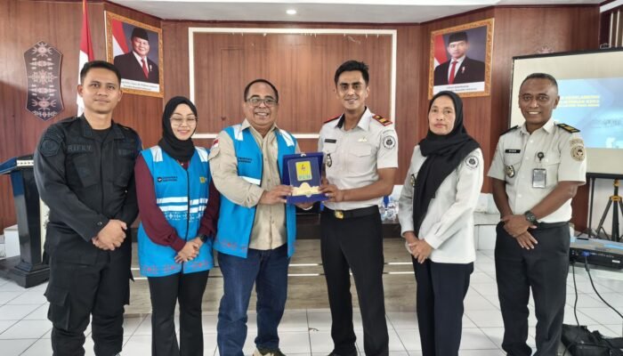 Perkuat Sinergi dan Budaya Keselamatan, PLN UP3 Ambon Bangun Kolaborasi dengan Rutan Kelas II A Ambon