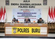 Antisipasi Lonjakan Mudik dan Wisata Lebaran, Polres Buru Perkuat Koordinasi Lintas Sektoral