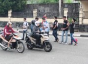 Aksi Sosial Komunitas Motor, Mio M3 Ambon Berbagi Takjil di Kawan Patung Leimena