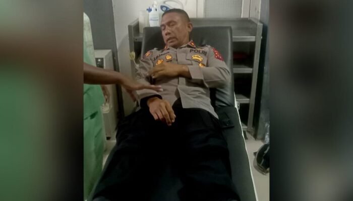 Wakapolres dan Kasat Reskrim Malra Terluka saat Melerai Bentrokan Pemuda di Danar Ternate