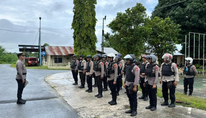 22 Personel Polres Tual Dikerahkan Amankan Bentrok Pemuda di Danar Ternate