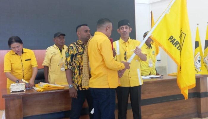 Calon Tunggal, Taufik Hamud Kembali Nahkodai DPD Golkar Kota Tual, Ingin Rebut Kader Terbaik Maju Pileg 2031