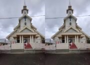 Sambut Misa Perayaan Paskah, Gereja St. Servasius Sathean di Maluku Tenggara Siapkan Enam Layar Monitor