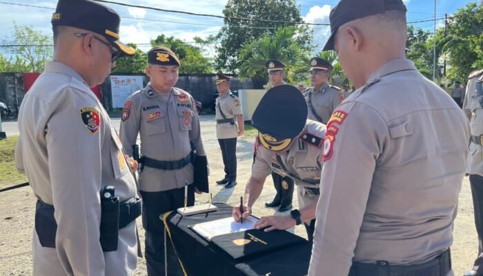 Sejumlah Pejabat di Polres Maluku Tenggara Bergeser, Jabatan Wakapolres dan Kasatreskrim Resmi Berganti