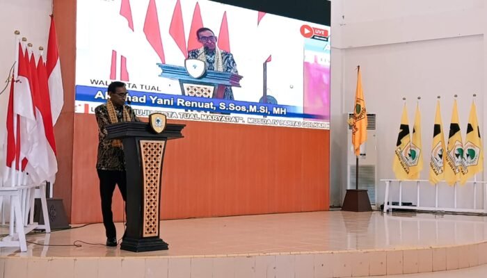 Buka Musda Golkar, Wali Kota Tual Minta Program Pro Rakyat