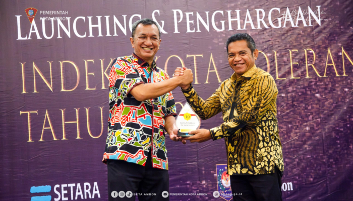 Bangga! Kota Ambon Masuk 10 Besar Kota Toleran di Indonesia Tahun 2025