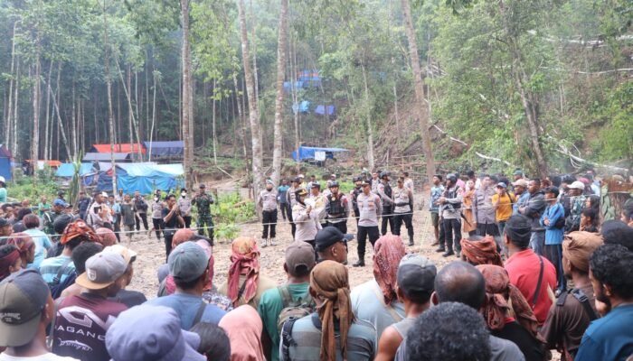 Lindungi Proyek Strategis Nasional Bendungan Waeapo, Polres Buru Tertibkan PETI