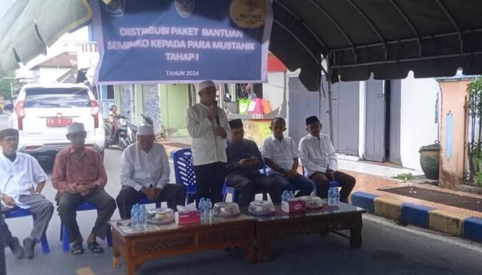 Ada Distribusi Paket Sembako Untuk Mustahik, Rumra Harap Ringankan Beban Masyarakat Tual