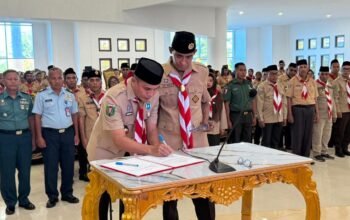 Pengurus Mabicab Gerakan Pramuka Kota Tual Resmi Dilantik