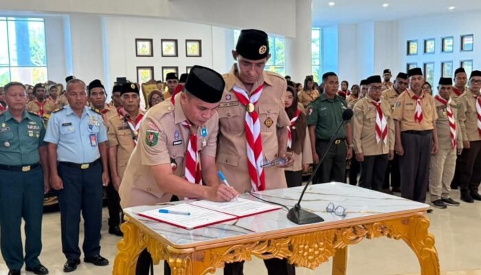 Pengurus Mabicab Gerakan Pramuka Kota Tual Resmi Dilantik