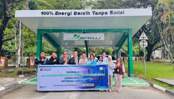 Bandara Pattimura Kini Punya SPKLU Hijau, Perkuat Infrastruktur Transportasi Ramah Lingkungan di Ambon