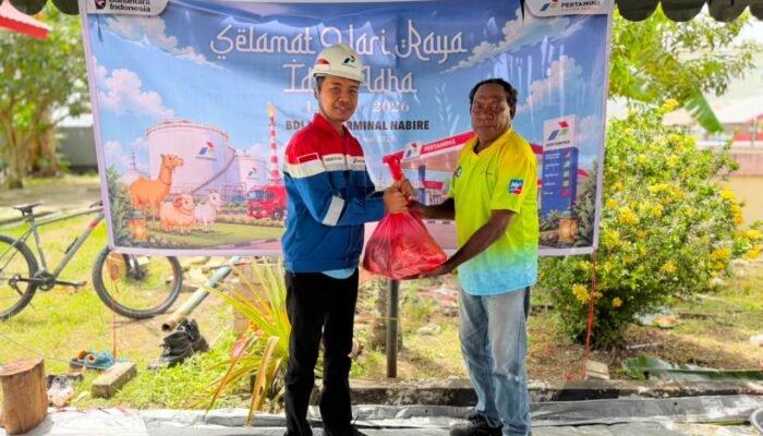 Pertamina Patra Niaga Papua Maluku Salurkan 134 Hewan Kurban untuk Warga di Wilayah Operasional