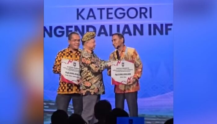 Berhasil Kendalikan Inflasi, Kota Tual Sabet Penghargaan dari Kemendagri