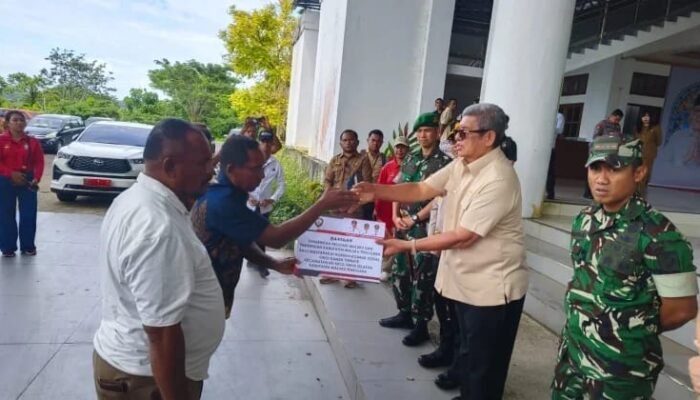 Pasca Bentrok Danar, Bantuan Dinsos Maluku Mulai Disalurkan Pemkab Maluku Tenggara