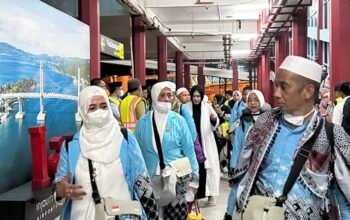 Bandara Pattimura Layani Kepulangan 389 Jemaah Haji Maluku