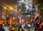 Ribuan Fans Oranye di Ambon Pawai Kemenangan Usai Belanda Cukur Swedia 5-1