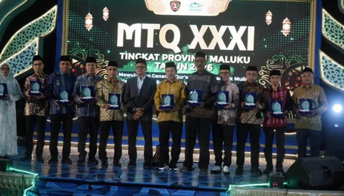 Kumpulkan 409 Poin, Kota Tual Sabet Juara Umum MTQ 2026