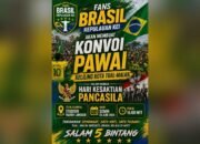 Hoaks! Flayer Konvoi Fans Brasil di Kei Dipastikan Murni Rekayasa