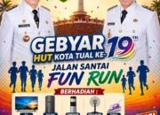 Jelang HUT ke-19, Pemkot Tual Gelar Jalan Santai dan Fun Run
