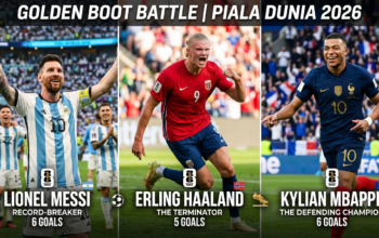 Sengit! Siapa yang Memimpin Perebutan Sepatu Emas Piala Dunia 2026?
