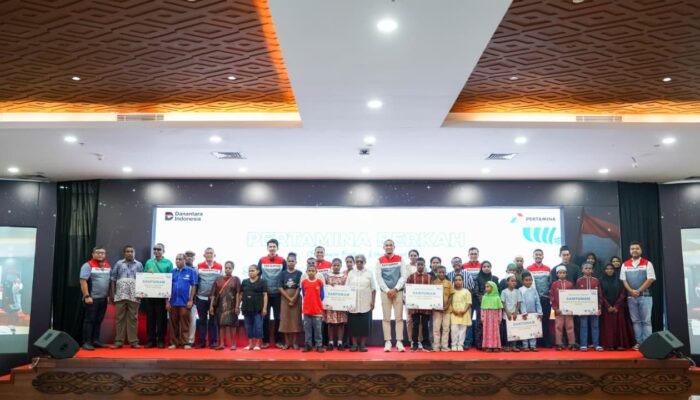 Pertamina Berkah Salurkan Santunan untuk Lima Panti Asuhan di Jayapura