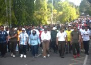 Semarak HUT Kota Tual, ASN dan Pelajar Antusias Ikuti Jalan Santai dan Fun Run