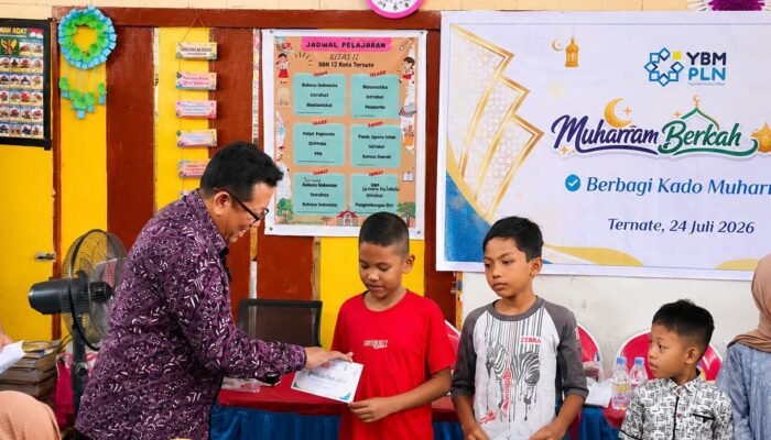 YBM PLN Tebar Berkah Muharam di Ternate, 162 Anak Yatim dan Dhuafa Terima Santunan dan Sunatan Massal
